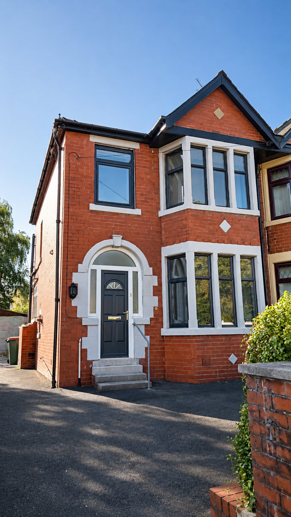 Front of Ribbleton Rendezvous with its private driveway